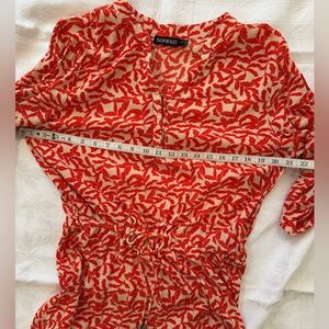 Bright print dress